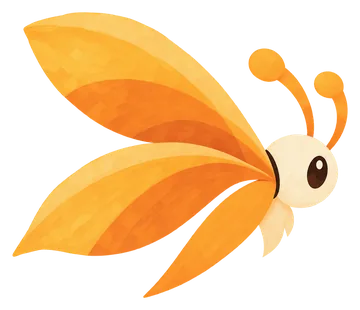 The Amberfly moth: a painted amber moth.